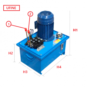 3KW 380V 2 Way Manual Control Hydraulic Power Pack 